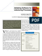 Validating Software For Manufacturing Processes: by David A. Vogel, PH.D