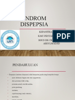 Sindrom Dispepsia: Kepanitraan Klinik Ilmu Penyakit Dalam Rsud DR Chasbullah Abdulmadjid