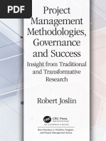 (Best practices in portfolio program and project management) Joslin, Robert - Project management methodologies, governance and success_ insight from traditional and transformative research-CRC Press (.pdf