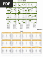 2020 Calendar PDF