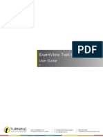 Examview Test Generator: User Guide