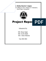 Project Report: Dr. Rafiq Zakaria Campus