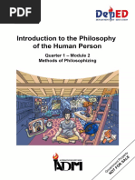 Signed Off - Introduction To Philosophy12 - q1 - m2 - Methods of Philosophizing - v3