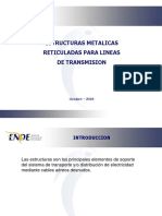 Estructuras Metálicas Reticuladas para Líneas de Transmisión