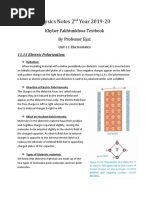 CH 11 Electric Polarization