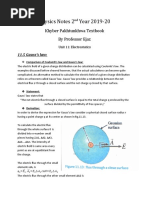 Physics Notes 2 Year 2019-20: Khyber Pakhtunkhwa Textbook by Professor Ejaz