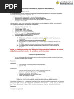 Requisitos Funciones Práctica Profesional