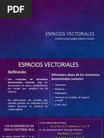 Espacios Vectoriales