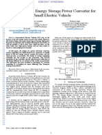 Design of A Dual Energy Storage Power Converter For A Small Electric Vehicle