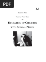 Education of Children With Special Needs by NCERT