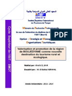 Valoration Et Promotion de La Région BOUJEDYAN Nouvelle Destination Écologique-Compressed