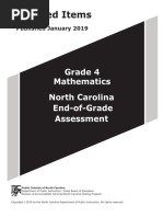 Eog Grade 4 Mathematics Released