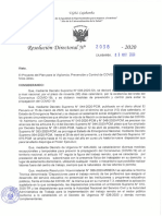 Plan para La Vigilancia Prevención y Control - Ugel Cajabamba