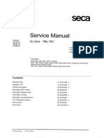 SERVICE MANUAL FOR SECA 766,767 (17-05-01-309-A)