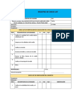 Ficha de Check List Del Proceso Constructivo