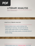 Literary Analysis - Presentation