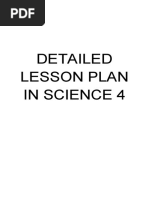 Detailed Lesson Plan in Science 4