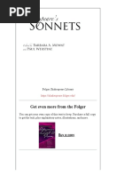 Shakespeares-Sonnets PDF FolgerShakespeare