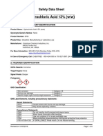 Hydrochloric Acid 13% (W/W) : Safety Data Sheet