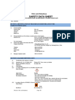 Safety Data Sheet: Citric Acid Anhydrous