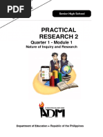 Practical Research 2: Quarter 1 - Module 1