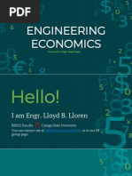 ES20 Engineering Economics (Introduction)