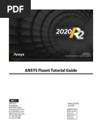 ANSYS Fluent Tutorial Guide 2020 R2 PDF