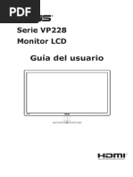 Serie VP228 Monitor LCD Guía Del Usuario