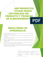 Almacenar Productos Alimenticios