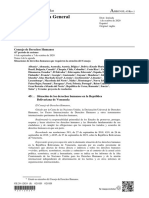 Situación de Los Derechos Humanos en La República Bolivariana de Venezuela