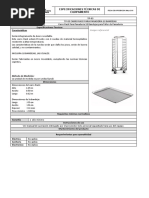 TP-03 Carro Rack para Panaderia 18 Bandejas