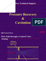 Pressure Recovery & Cavitation: ABB Control Valves Technical Support