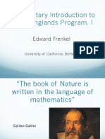 Frenkel Introduction To Langlands Program