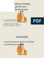 Balanços de Massa e Energia Na Produção de Suco (Trabalho de Introdução A Engenharia de Alimentos)