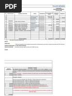 Tabla de Retencion - Nomina