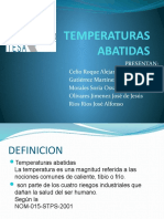 Temperaturas Abatidas