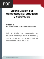 La Evaluacion Por Competencias