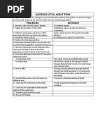 Procedure-Assessing Fetal Heart Tone