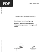 AS 1680.2.1-2008 Interior Lighting - Circulation Spaces and General Areas