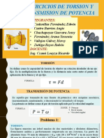 Torsion y Tranmision de Potencia