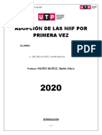 Tarea S02 - Adopcion Por 1era Vez de Las NIIF