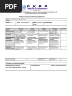 Rúbrica Tabla Descriptiva