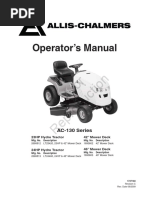 Allis Chalmers AC-130 Series Operators Manual