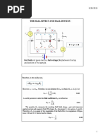 Hall Field and Gives Rise To A Hall Voltage (V) Between The Top