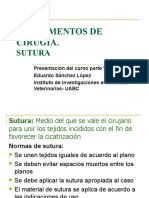 Fundamentos de Cirugía - Suturas