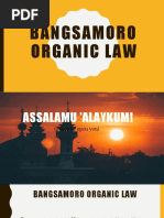 Bangsamoro Organic Law