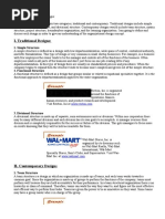 Types of Organizational Designs