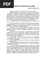 Las Funciones de Organizacion de Los Suenos