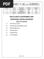 HSE - Operation Controls ABE-HSE-OP-01
