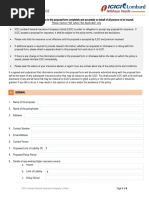 ICICI Lombard General Insurance Company Limited: Page 1 of 6